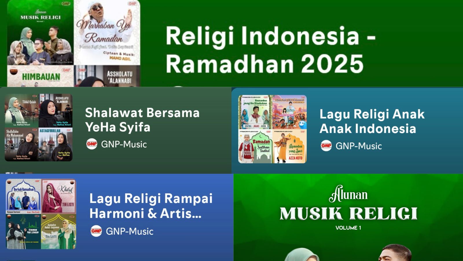 Gema Nada Pertiwi Berita Playlist Religi Ramadan GNP Music 2025