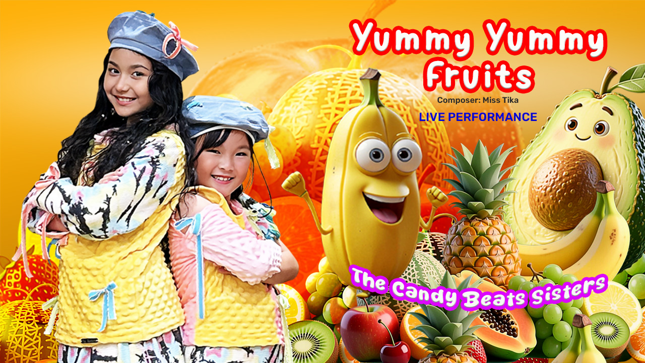Gema Nada Pertiwi Thumbnail Web The Candy Beats Sisters Yummy Yummy Fruits Live Performance
