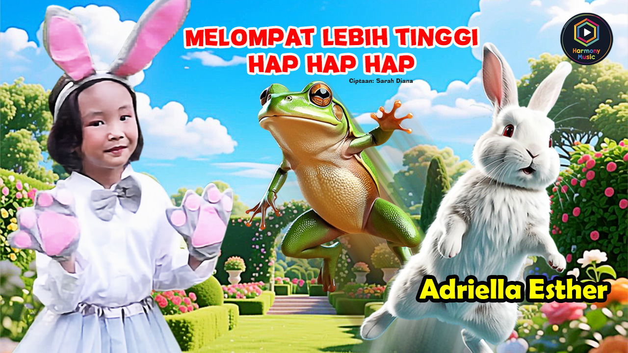 Adriella Esther Ajak Anak Melompat & Bernyanyi – Melompat Lebih Tinggi Hap Hap Hap