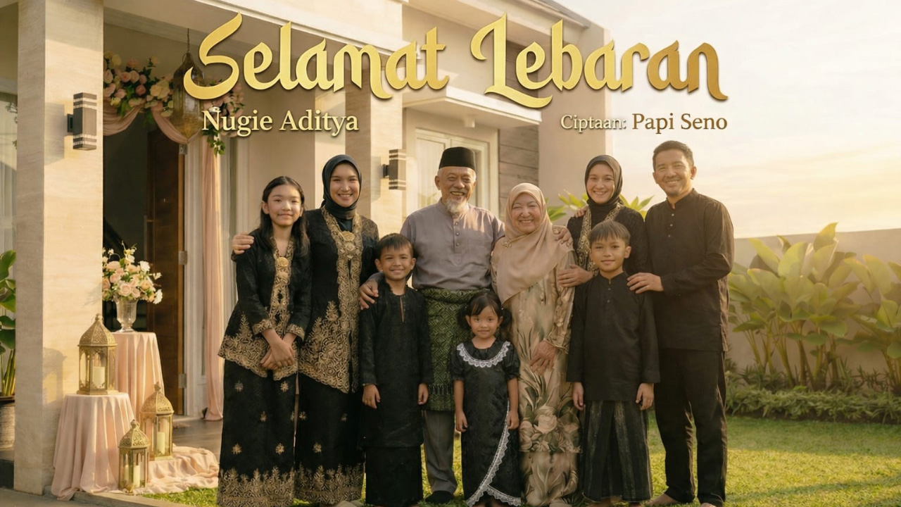 “Selamat Lebaran” – Nugie Aditya Yang Menghangatkan Momen Idul Fitri Bersama Keluarga