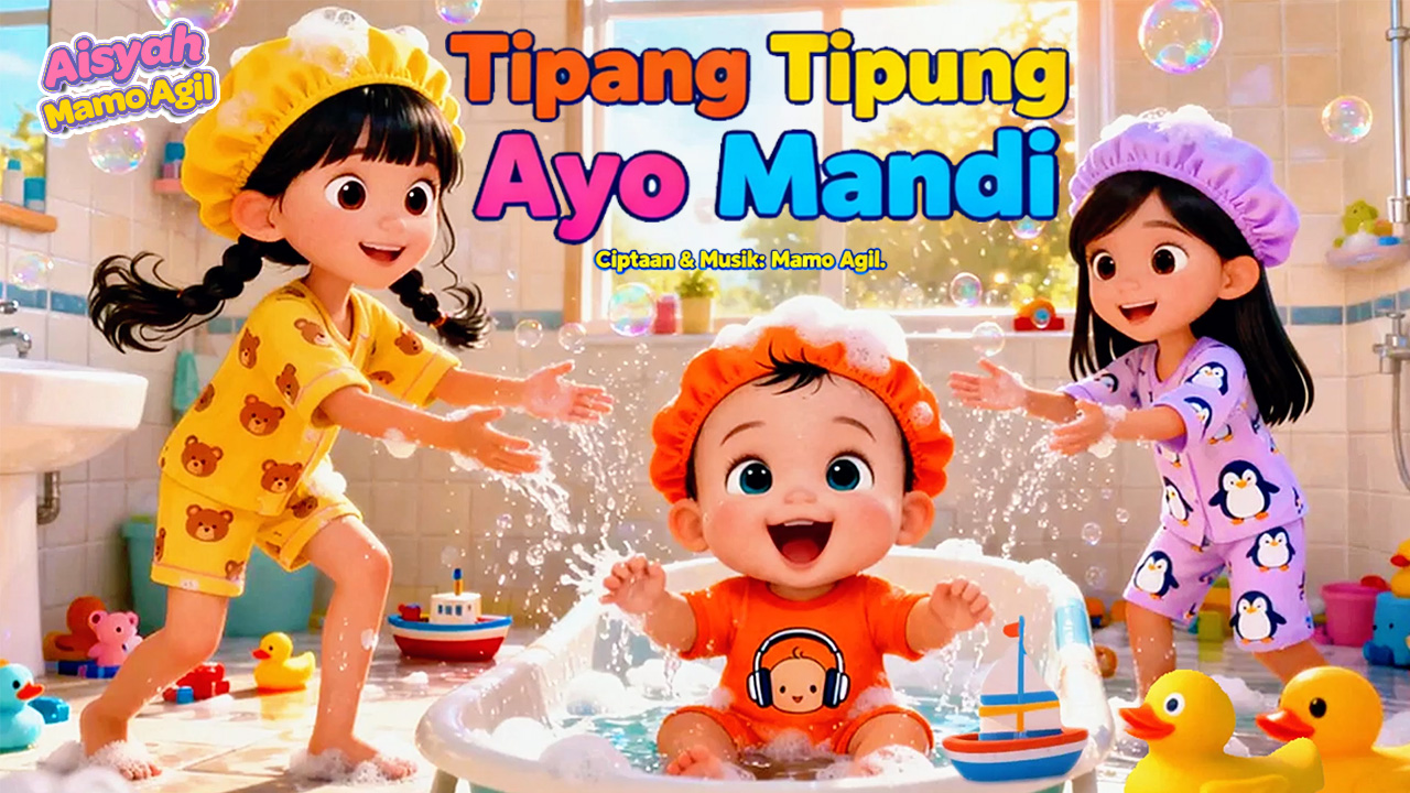“Tipang Tipung Ayo Mandi”: Lagu Anak Terbaru yang Bikin Mandi Jadi Seru